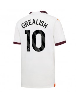 Moški Nogometna dresi replika Manchester City Jack Grealish #10 Gostujoči 2023-24 Kratek rokav